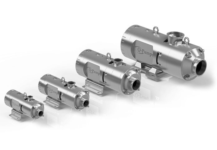 Desde 1997, Q-Pumps se ha dedicado a la fabricación de equipos de bombeo sanitario (centrífuga, desplazamiento positivo, autocebante y mezcladores) con el fin de proporcionar las mejores soluciones para aplicaciones en industrias de alimentos, lácteos, bebidas, farmacéuticas, cosméticas y muchos más. Atendiendo aplicaciones en más de 40 países, con una perfecta combinación de servicio y mejoras tecnológicas para superar las expectativas de los requerimientos de nuestros clientes en todo el mundo cumpliendo con sus necesidades de bombeo. Todos nuestros productos están certificados y cumplen la más alta calidad garantizando el 100% de manejo sanitario en el proceso de fluidos. Somos uno de los líderes mundiales en la producción de bombas centrífugas y de desplazamiento positivo, garantizando la mejor calidad en nuestra fabricación y materiales para entregar productos 100% garantizados.